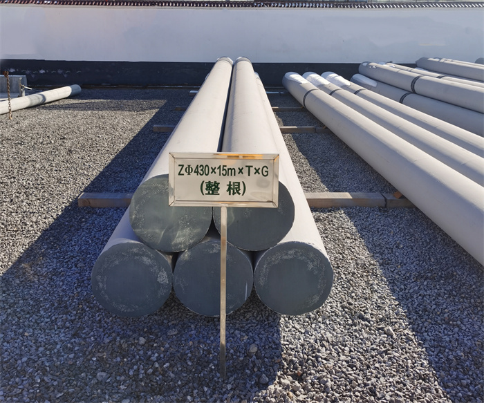 昌江430×15米×T×G终端电线杆